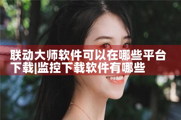 联动大师软件可以在哪些平台下载