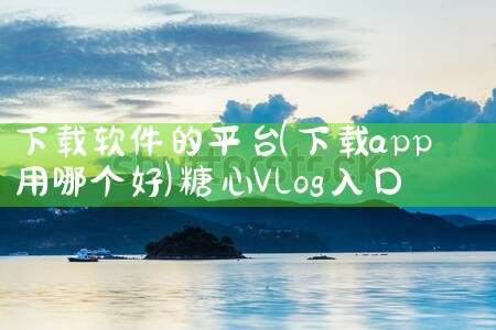 下载软件的平台|糖心Vlog入口